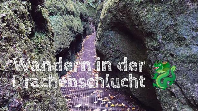 The Dragon Gorge: Hiking with children near Eisenach